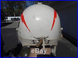 USAF type P-4A Single Visor Jet helmet Size Large Custom Tape