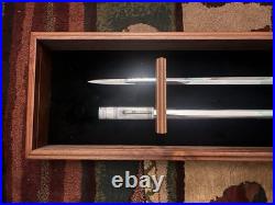 USA Airforce Academy Cadet Sword With Scabbard And Usafa Etching + Display Case