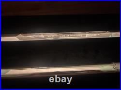 USA Airforce Academy Cadet Sword With Scabbard And Usafa Etching + Display Case