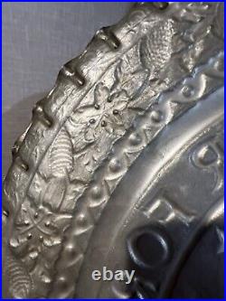 USGI Military Vintage Solid Copper Tin Plated USAF Seal Plate Air Force US