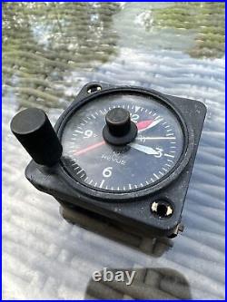 USN USAF Swiss Made Aircraft 8 Day Clock Type Revue (Thommen) untested as is