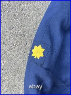 US 5th Air Force Majors Command Crew Jacket Japanese Made AA958