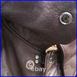 US AIR FORCE COOPER FLYERS MEN'S LEATHER BOMBER TYPE A2 JACKET 46R Original Tag