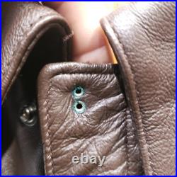 US AIR FORCE COOPER FLYERS MEN'S LEATHER BOMBER TYPE A2 JACKET 46R Original Tag