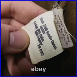 US AIR FORCE COOPER FLYERS MEN'S LEATHER BOMBER TYPE A2 JACKET 46R Original Tag