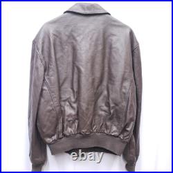 US AIR FORCE COOPER FLYERS MEN'S LEATHER BOMBER TYPE A2 JACKET 46R Original Tag