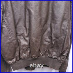 US AIR FORCE COOPER FLYERS MEN'S LEATHER BOMBER TYPE A2 JACKET 46R Original Tag