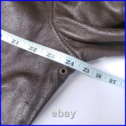 US AIR FORCE COOPER FLYERS MEN'S LEATHER BOMBER TYPE A2 JACKET 46R Original Tag