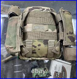 US AIR FORCE OCP JFAK (JOINT FIRST AID KIT) POUCH With Contents