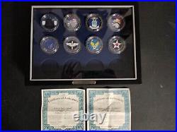 US AIR FORCE Official Commemorative Challenge Coin Collection Bradford Exchange