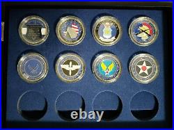 US AIR FORCE Official Commemorative Challenge Coin Collection Bradford Exchange