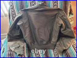 US AIR Force USGI Genuine Flyers Jacket Foilage Green Sized Medium Excellent