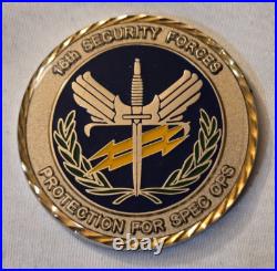 US Air Force 16th Security Forces Special Operations AFSOC Challenge Coin