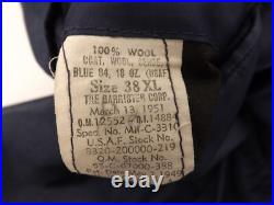 US Air Force 1951 Barrister 100% Wool Uniform 38XL Suit & Pants, Belt, Tie, Hat