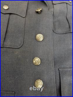 US Air Force 1951 Barrister 100% Wool Uniform 38XL Suit & Pants, Belt, Tie, Hat