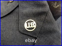 US Air Force 1951 Barrister 100% Wool Uniform 38XL Suit & Pants, Belt, Tie, Hat