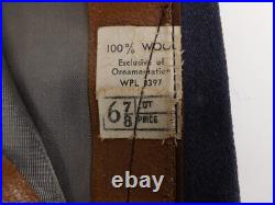 US Air Force 1951 Barrister 100% Wool Uniform 38XL Suit & Pants, Belt, Tie, Hat