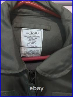 US Air Force 2nd Lieutenant CWU-36/P Summer Flyer's Jacket Size 42-44
