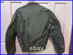US Air Force 2nd Lieutenant CWU-36/P Summer Flyer's Jacket Size 42-44