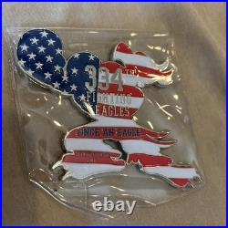 US Air Force 334 FGS Fighter Squadron Fighting Eagles Emblem Patch Lot 5 Items