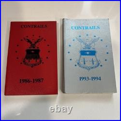 US Air Force Academy Contrails USAFA Cadet Handbook 10 Different Years Militaria