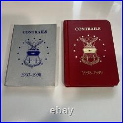 US Air Force Academy Contrails USAFA Cadet Handbook 10 Different Years Militaria