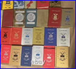 US Air Force Academy Contrails USAFA Cadet Handbook 10 Different Years Militaria
