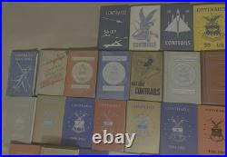 US Air Force Academy Contrails USAFA Cadet Handbook 43 Different Years Militaria