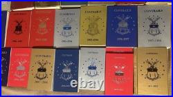 US Air Force Academy Contrails USAFA Cadet Handbook 43 Different Years Militaria