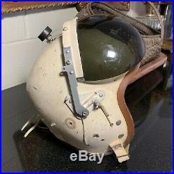 US Air Force August 1954 Helmet P-1B with Visor Named USAF Pilot from Estate