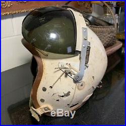 US Air Force August 1954 Helmet P-1B with Visor Named USAF Pilot from Estate