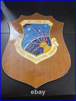 US Air Force Communications Command Plaque AFCC 1961 Comm GP
