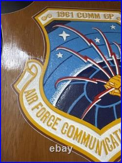 US Air Force Communications Command Plaque AFCC 1961 Comm GP