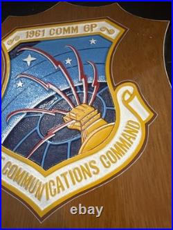 US Air Force Communications Command Plaque AFCC 1961 Comm GP