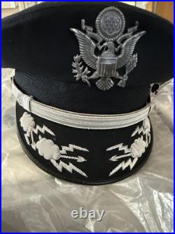 US Air Force Field Grade Officer Dress Service Hat Cap. Highly Detailed Eagle