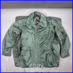 US Air Force Flyers Coveralls Mens Small Regular Green 60s Flight Cold Weather