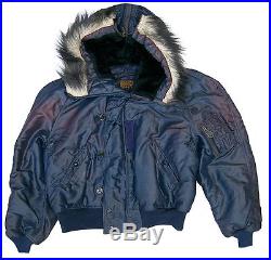 US Air Force Issued N-2A Heavy Flying Jacket Cold Weather Parka Size Extra Large