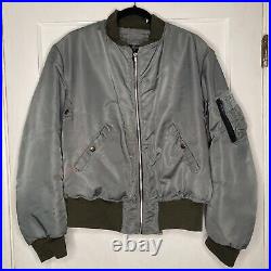 US Air Force Jacket Flying Mens Intermediate Size M MA-1 Korean War