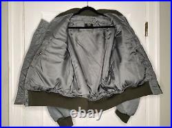 US Air Force Jacket Flying Mens Intermediate Size M MA-1 Korean War