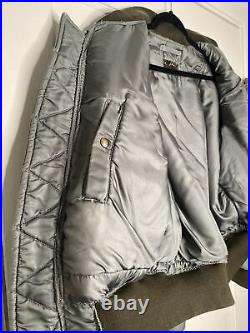 US Air Force Jacket Flying Mens Intermediate Size M MA-1 Korean War