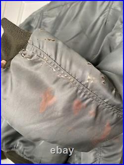 US Air Force Jacket Flying Mens Intermediate Size M MA-1 Korean War
