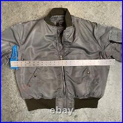 US Air Force Jacket Flying Mens Intermediate Size M MA-1 Korean War