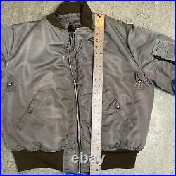 US Air Force Jacket Flying Mens Intermediate Size M MA-1 Korean War