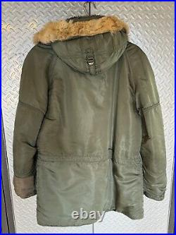 US Air Force Military N-3B Arctic Extreme Cold Weather Parka Jacket / Sz Medium