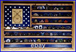 US Air Force Security Forces / Police challenge Coin Display Flag 36x 20 F-25 US Air Force Security Forces / Police challenge Coin Display Flag 36x 20 F-25