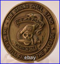 US Air Force Tactical Air Control Party TACP USAF Challenge Coin DEATH ON CALL