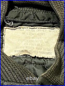 US Air Force USAF Flyers 60's CWU-9/P Quilted Liner Jacket Size Medium