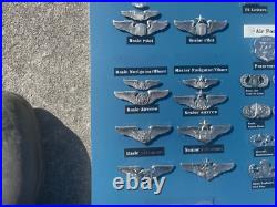 US Air Force USA Military Art Achievement Medal Pin Lot Collection Without Frame
