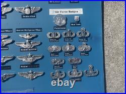 US Air Force USA Military Art Achievement Medal Pin Lot Collection Without Frame