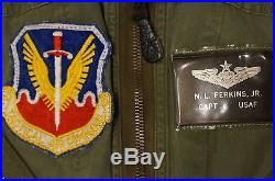US Air Force Vietnam USAF Captain's Flight Suit Named 1967 Size Small Regular